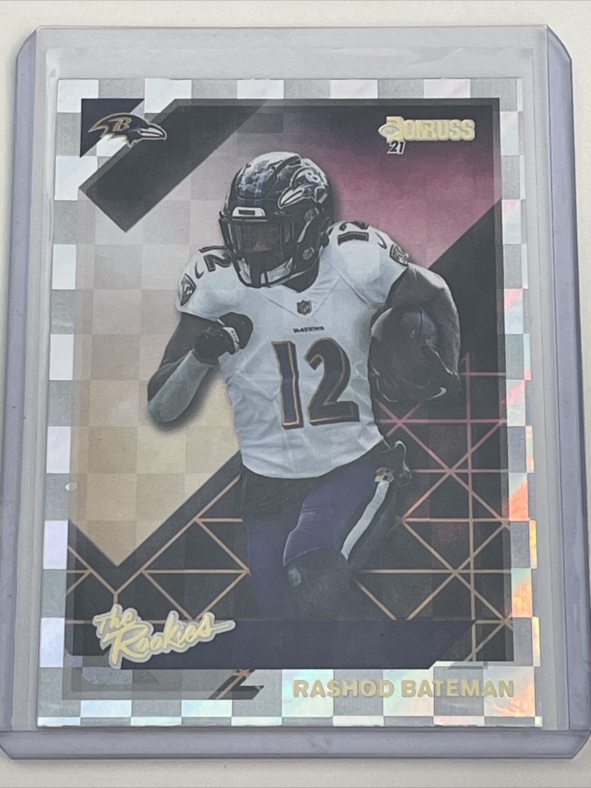 RASHOD BATEMAN 2021 Donruss The Rookies RC #TR-RBA- Baltimore Ravens