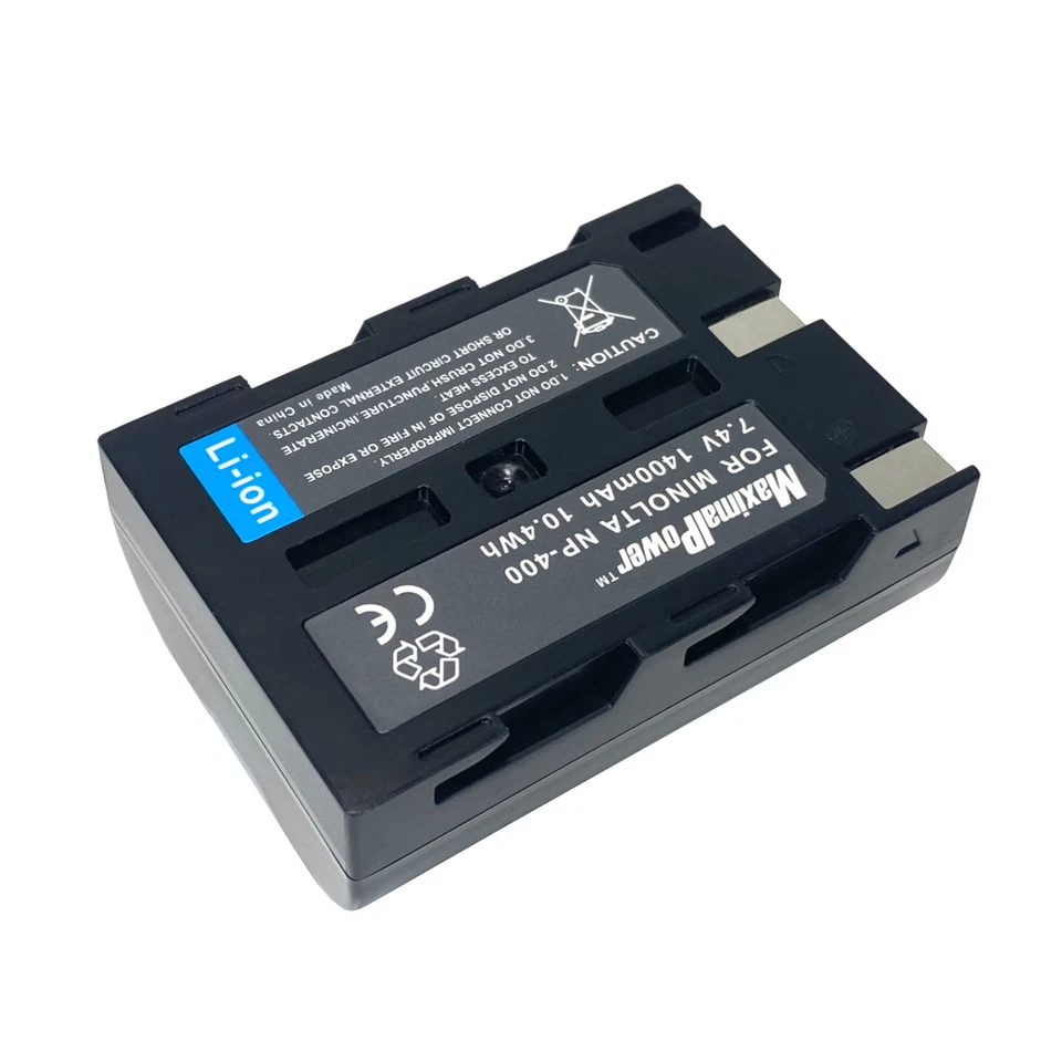 Batería de repuesto para KONICA MINOLTA NP-400 Pentax D-LI50 DiMAGE A1 A2 A-7 Foto 3 de 4