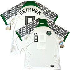 2022/23 Nigeria Away Jersey 9 Osimhen Medium Nike African Super Eagles Kit