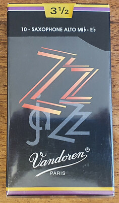 Vandoren ZZ Blätter, Stärke 3,5 für Altsaxophon, 6er Pack