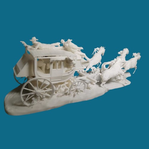 Diorama Escape In The West Cowboys with Wagon Scale 1:35 Models Kits USA DIY - Picture 8 of 11