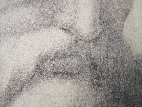 PIETRO LOMBARDO DISPUTA by RAPHAEL sign.: F. Elias Old Drawing Before 1900 - Picture 6 of 8