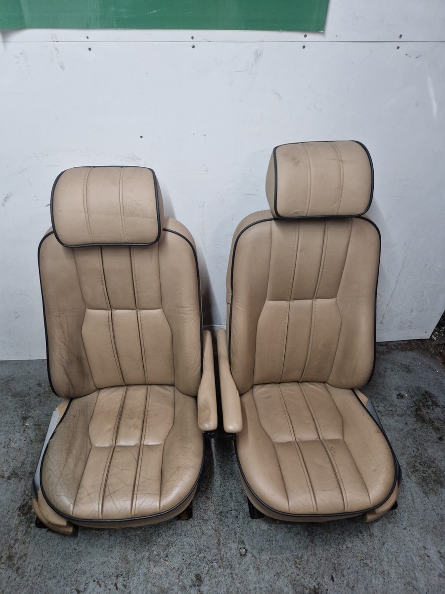 RANGE ROVER L322 SET OF LEATHER SEATS AND DOOR CARDS DARK BEIGE