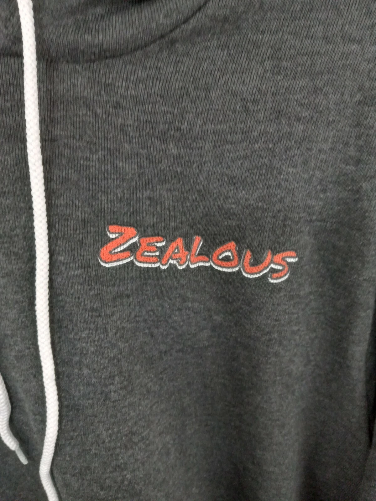 BALENCIAGA Felpa con cappuccio adulta zelante grande grigio scuro NUOVA