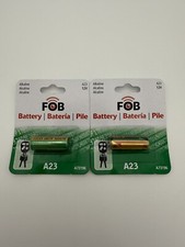 Lot Of 2 Battery A23 12V Car Remote FOB Control Doorbell Exp. Feb 2028