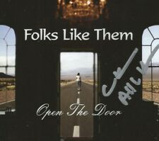 Folks Like Them Autographed Open The Door EP CD Folks Like Them Autographed Open The Door EP CD