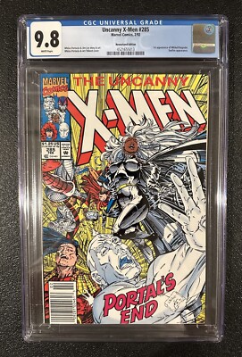 Uncanny X-men #285 CGC 9.8 Newsstand 1st App. Mikhail Rasputin - Brand New Case