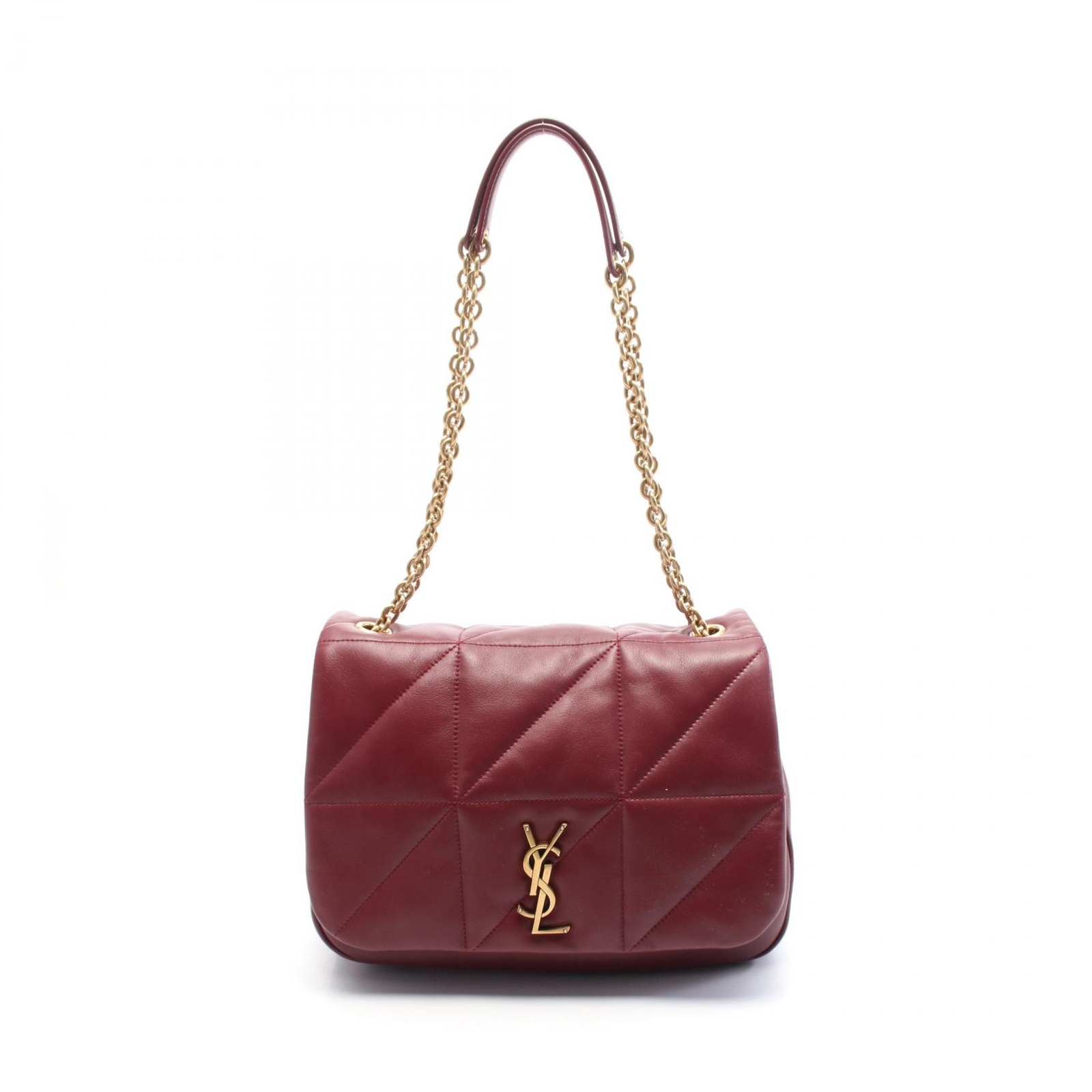 Borsa a tracolla SAINT LAURENT catena 809696AAB326592 pelle bordeaux NUOVA donna