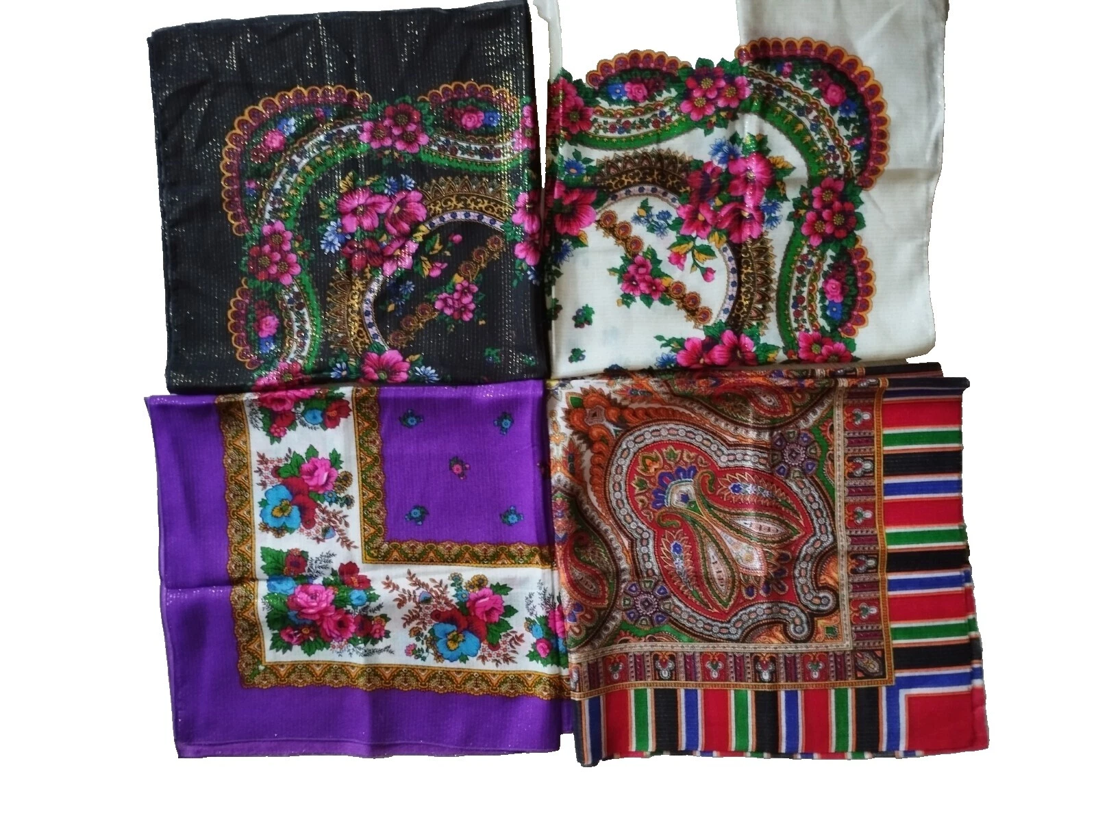 Boda Ethnic/campesino Bufandas y estolas Vintage