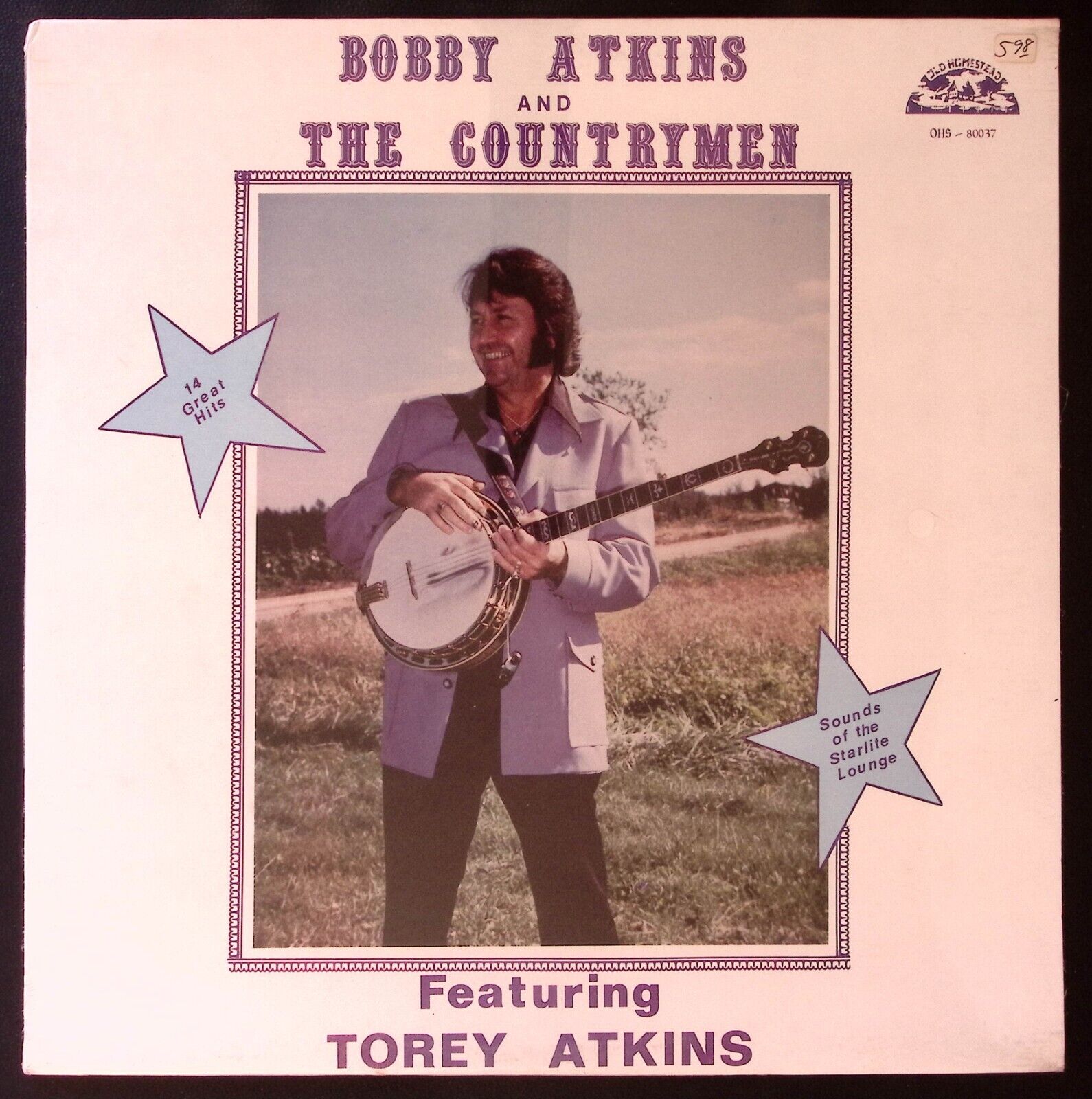 BOBBY ATKINS AND THE COUNTRYMEN  STILL SEALED!  OLD HOMESTEAD VINYL LP 117-55W