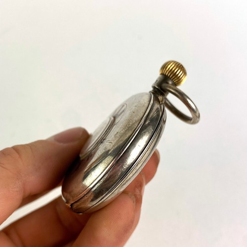 1899 Fred Thoms Army Navy Cooperative Society Demi Hunter Sterling Pocket Watch - Picture 6 of 22