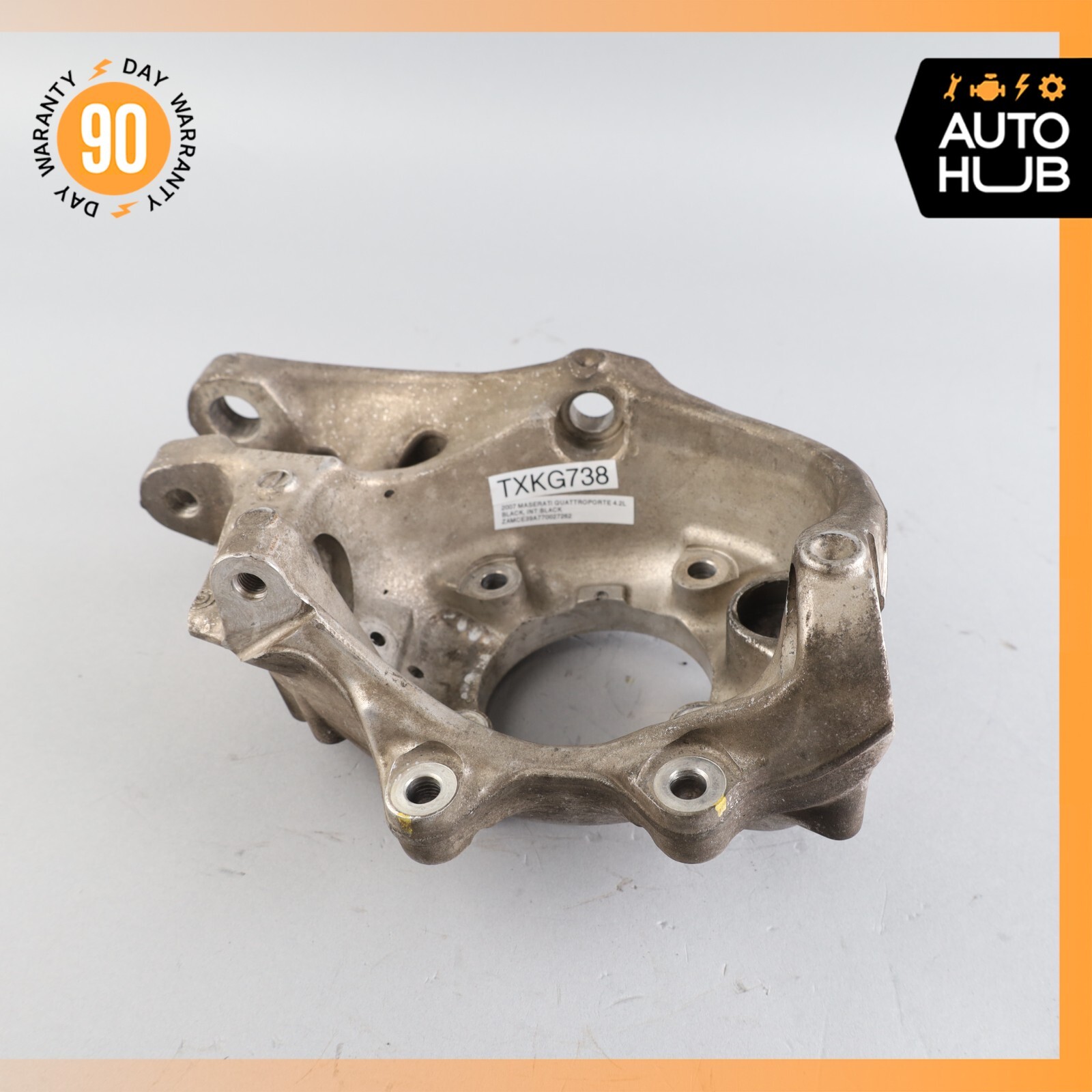 06-10 Maserati Quattroporte M139 Rear Left Side Spindle Knuckle Hub OEM 51k