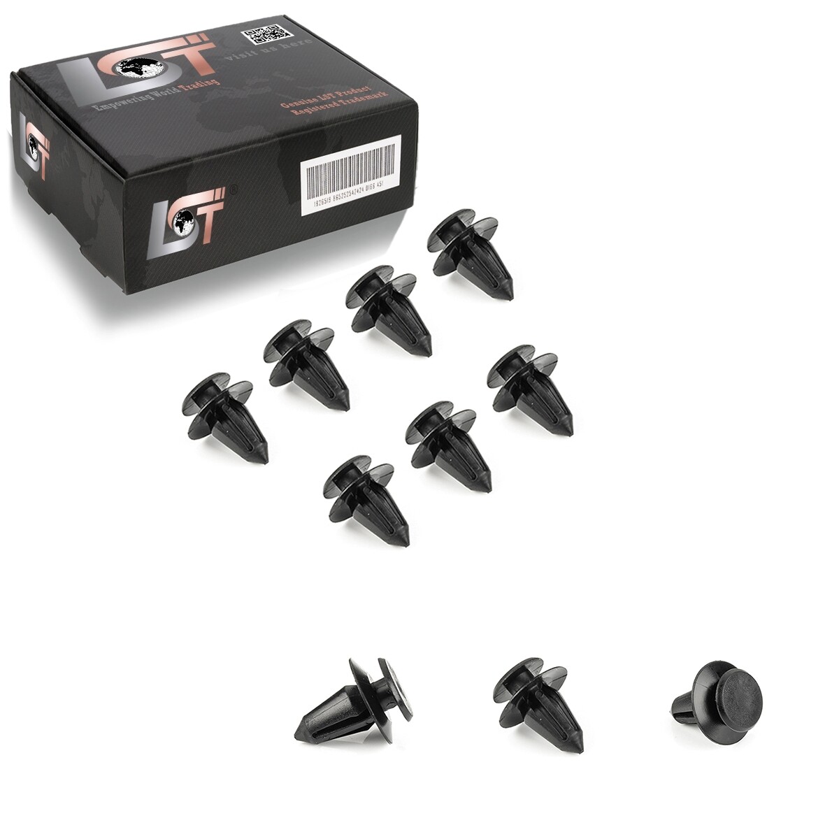 10X For Abarth Fiat Punto 199 Bumper Rear Trim Clips