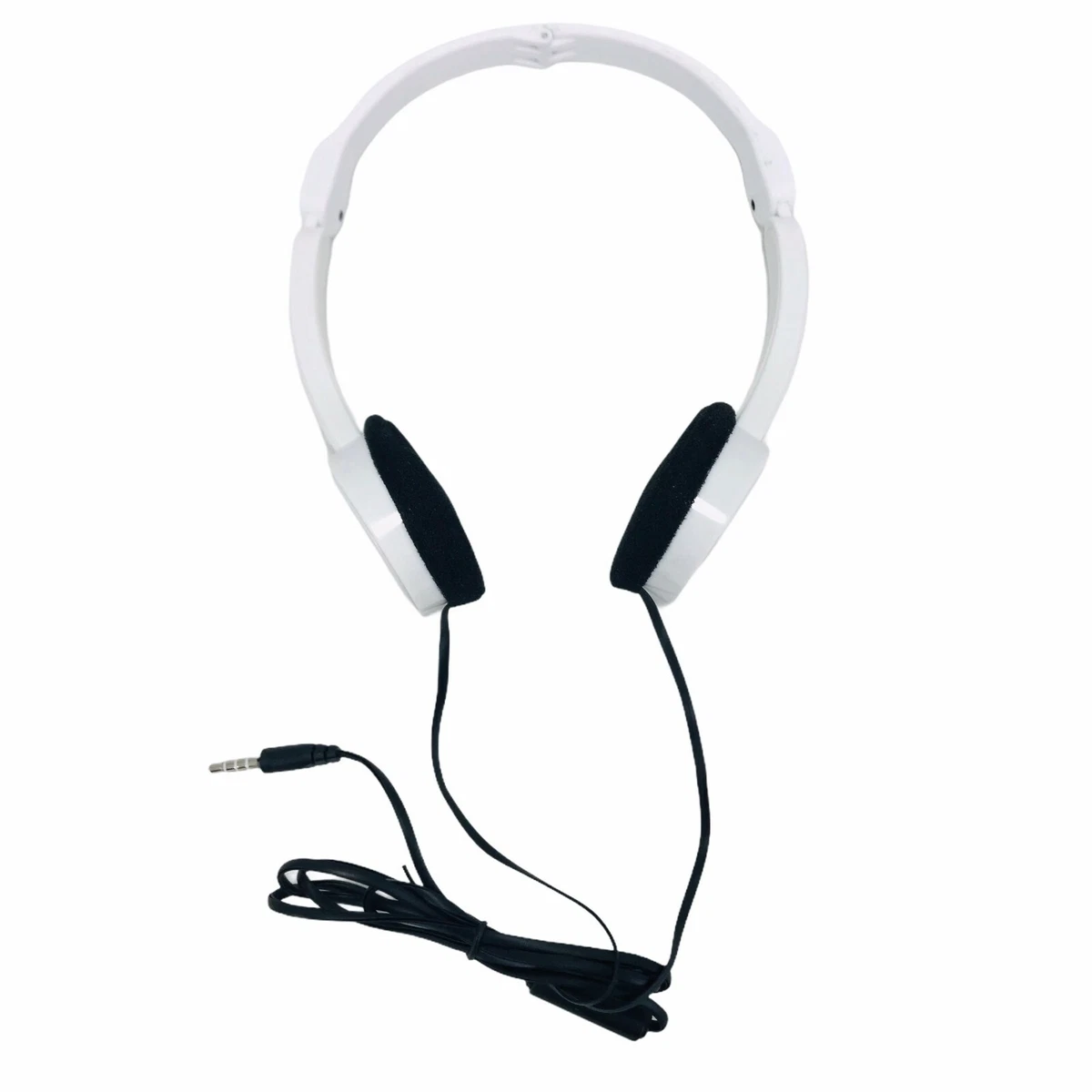 Kubite T 111 Kids Over Ear Foldable 3.5mm Stereo Wired Gaming Headphones White