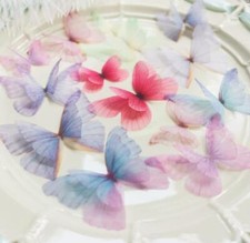 Sale Butterfly Applique 3D butterfly Double Layer Costume Gown Sash Motif 10 pcs