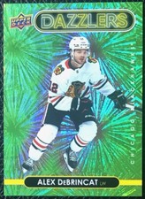 2021-22 Upper Deck Dazzlers Alex DeBrincat Chicago Blackhawks #DZ-11