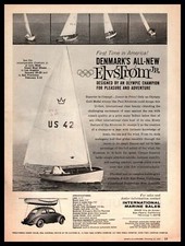1961 Paul Elvstrom Jr. Sailboat International Marine Sales San Pedro CA Print Ad