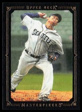 Felix Hernandez 2008 Upper Deck Masterpieces Framed Black #82