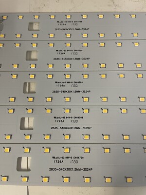 Led Light Rigid Board 5 - LED bare rigid light strip board 3500K WHITE 72 LEDs Per Strip ...