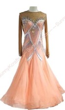 SunnyK Waltz Tango st Dance Dress Salsa Costume Stardard Ballroom Competition