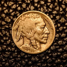 (ITM-6936) 1924-D Buffalo Nickel ~ Fine (F / FN) Condition ~ COMBINED SHIPPING!