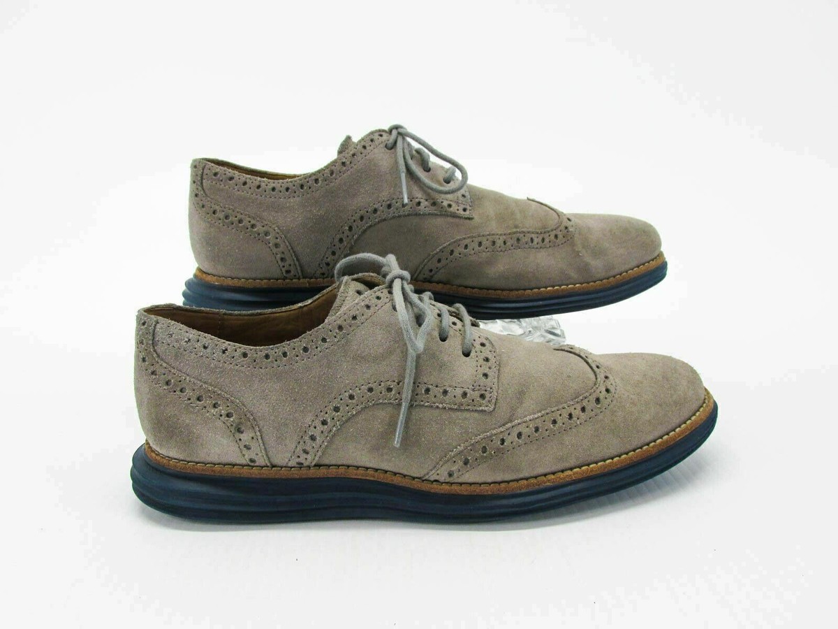 Cole Haan Mens Shoes Lunargrand Wingtip Size 9M Tan Brown  display picture 2