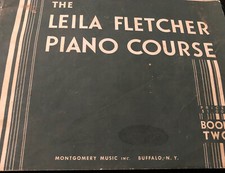 Vintage 1950 The Leila Fletcher Piano Course Book Two Sheet Music Instruction