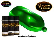 Kustom Canz Green Candy 12 Oz Aerosol Can Kit Custom Paint Hok Autopaint