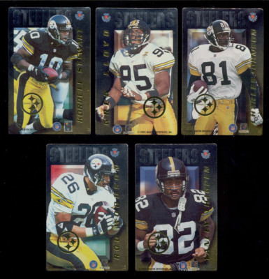 1996 Pro Magnets Pittsburgh Steelers Set GREG LLOYD ROD WOODSON KORDELL ...
