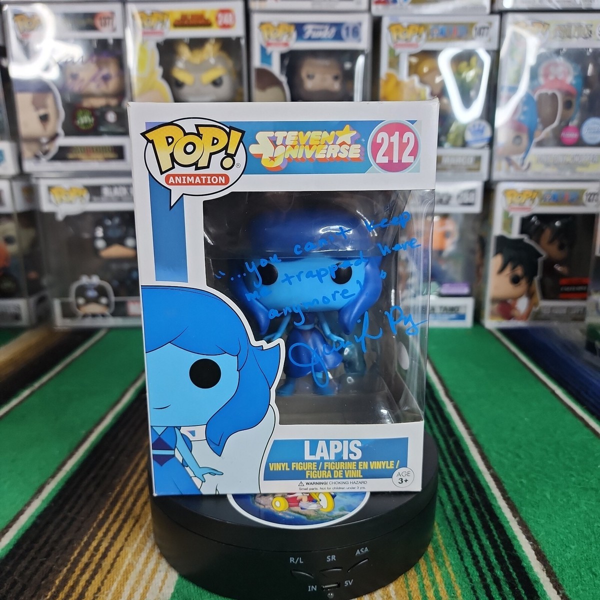 Signed Funko Pop! Vinyl: Steven Universe - Lapis Lazuli #212 Signed Funko Pop! Vinyl: Steven Universe - Lapis Lazuli #212