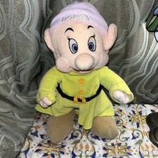 Disney Store Dopey Plush Stuffed Standing from Snow White the Seven Dwarfs 12