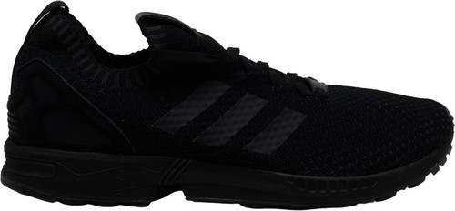 FLUX STEP ON メンズMサイズ【美品】 Adidas Originals ZX Flux PK Triple Black Mens Primeknit Running