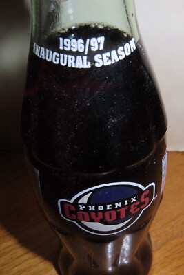 1996-97 PHOENIX COYOTES Inaugural Season COCA-COLA Commemorative  
