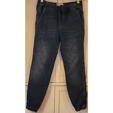 Gap Elastic Waist Pull On Jean denim jogger pants Front Pockets XS