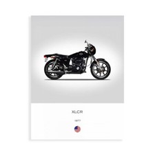 Stampa su Tela su Carta Poster o Quadro Rogan Mark Harley Davidson XLCR 1977