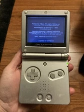 Nintendo Game Boy Advance SP Silver Console AGS 001 Tested Working READ
