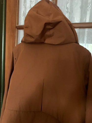 Pendleton Women's Rust Removable Hood Waterproof Zippred Rain Jacket Size Large - Picture 3 of 6