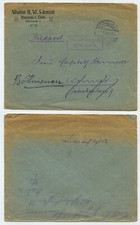 88749 - Feldpostbrief Walter A.E. Schmidt - 7.3.1916 nach Weimar, bzw. Ilmenau
