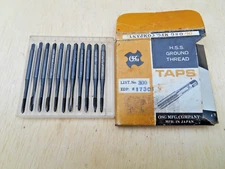 OSG  5-40 NC 2 FL GH2 PLUG TAP , LOT OF 11