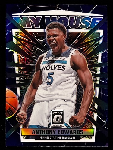 Anthony Edwards  [Black] #9 2023 Donruss Optic My House card