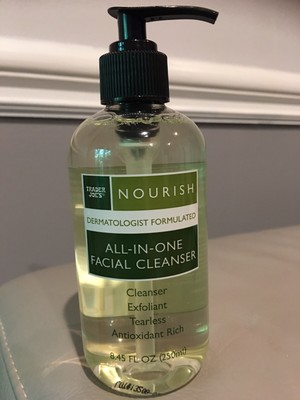trader joe's all in one facial cleanser