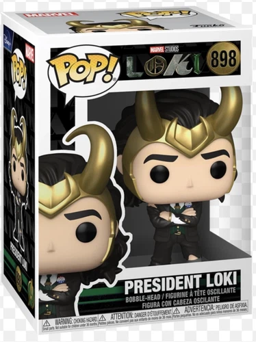 FUNKO POP PRESIDENT LOKI DISNEY MARVEL AVENGERS LOKI VINYL FIGURE #898 NEW