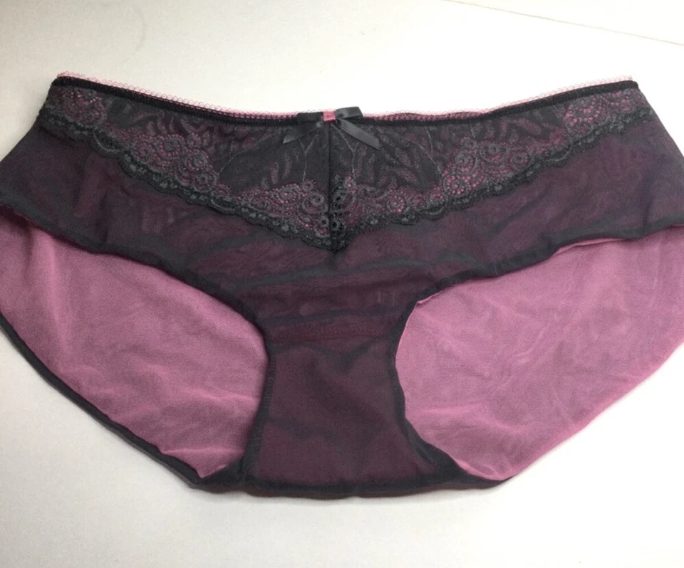 Calcinha curta FREYA ICON TAMANHO PEQUENO CINZA/ROSA NOVA SEM ETIQUETAS - Imagem 3 de 4