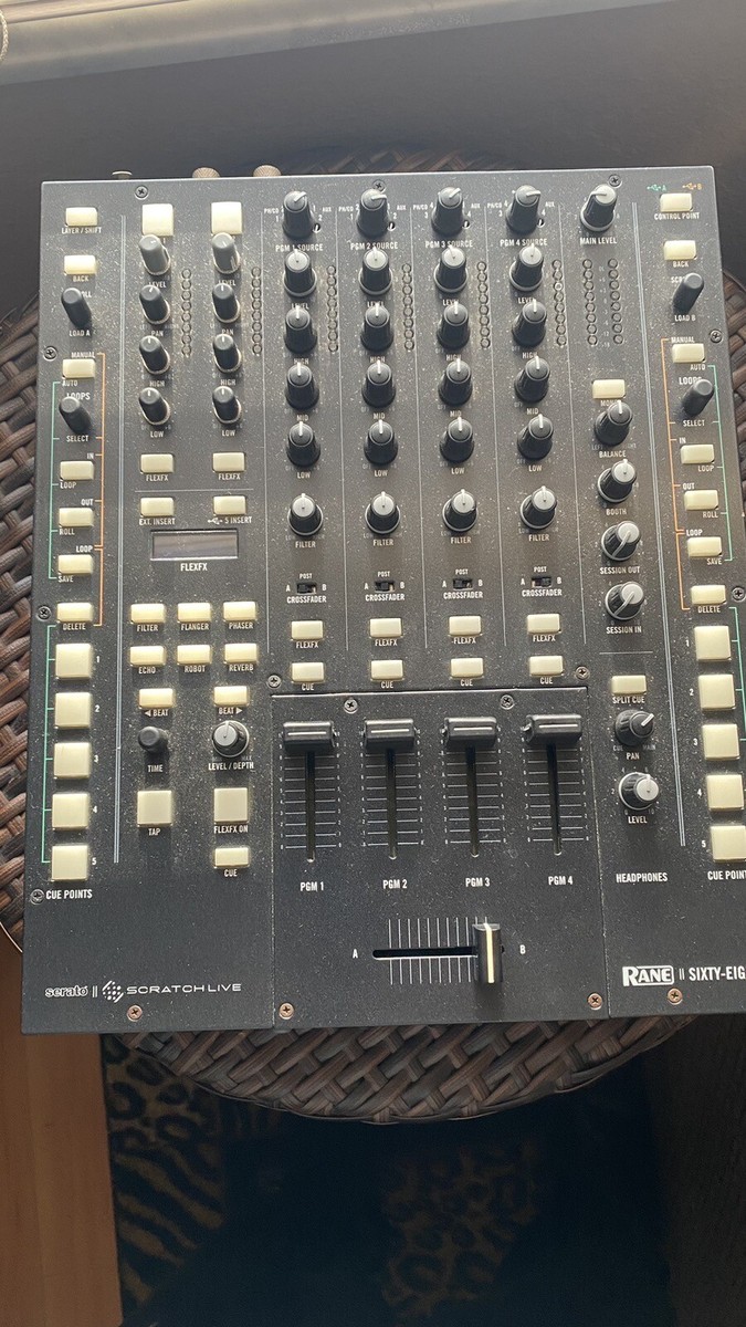 RANE SIXTY-EIGHT DJミキサー　ジャンク品 Rane Sixty-eight 4 Channel Serato DJ Mixer and Controller