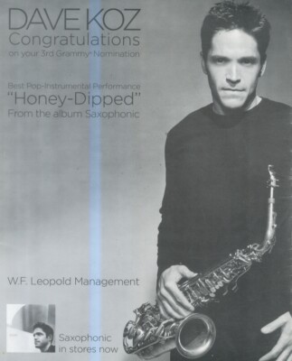 HFBK21 BILD/ANZEIGE 13X11 DAVE KOZ : HONIG GETAUCHT