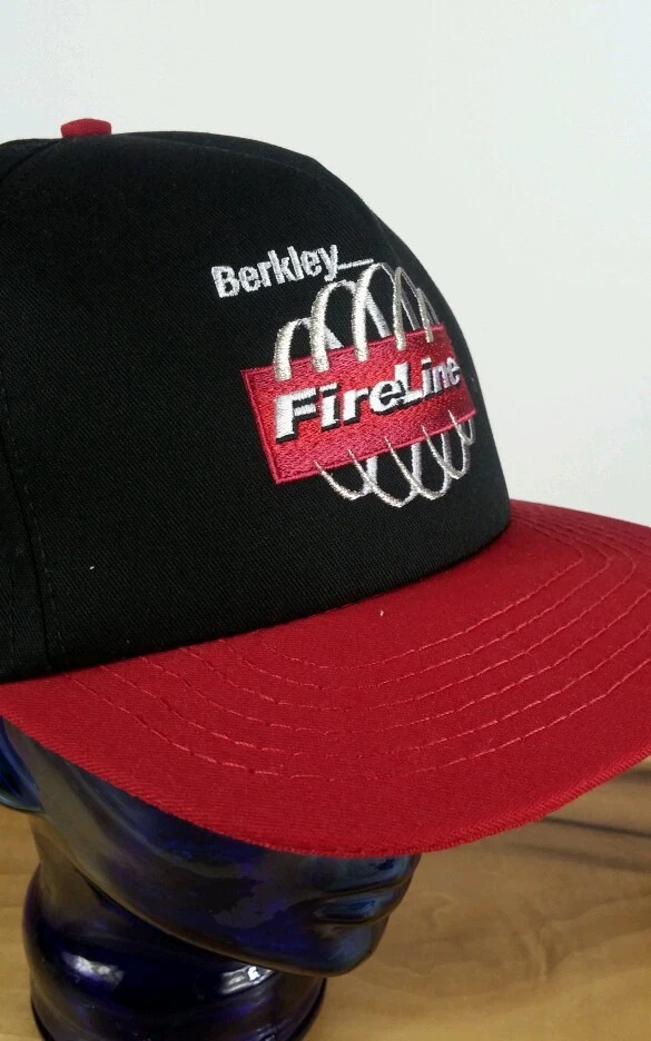 De colección Berkley FireLine Gorra Pesca Snapback Sombrero Camionero Parche Señuelo Caña Foto 2 de 4
