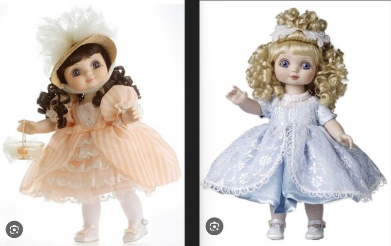 2 Marie Osmond Adora Belle Dolls- Easter Belle & Millenium Belle