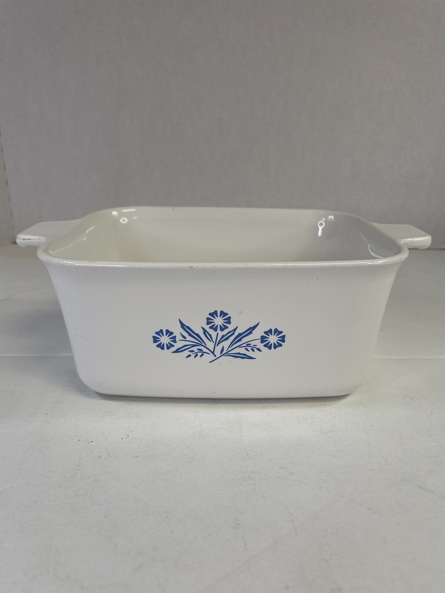 Vintage Corning Ware Blue Cornflower P-4-B 1/2 Qt Rectangle Dish