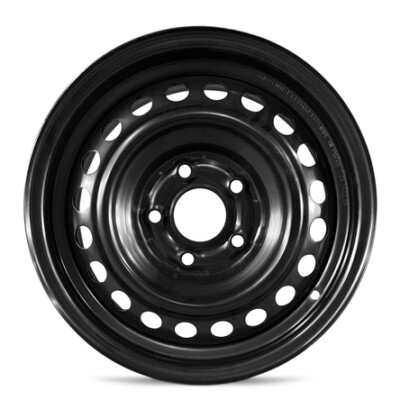New Wheel For 2012-2014 Honda Civic 15 Inch Painted Black Steel Rim
