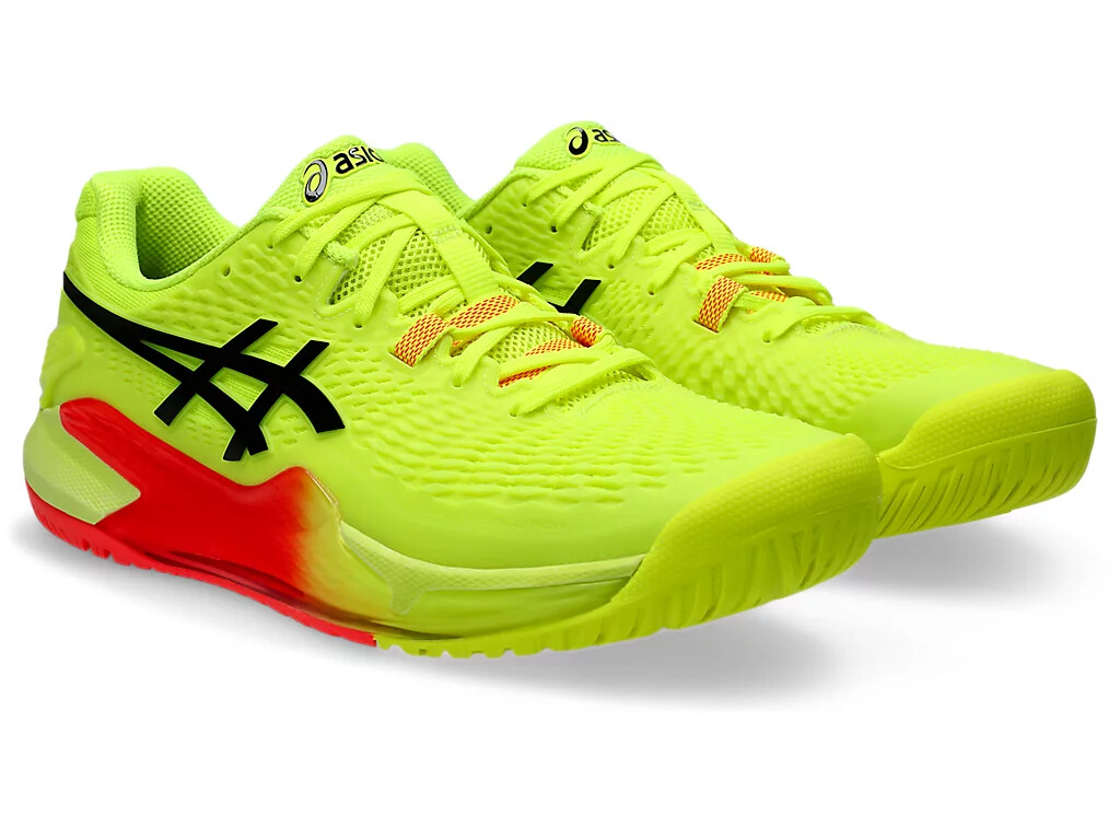 Asics Tennis Shoes GEL-RESOLUTION 9 PARIS Safety Yellow